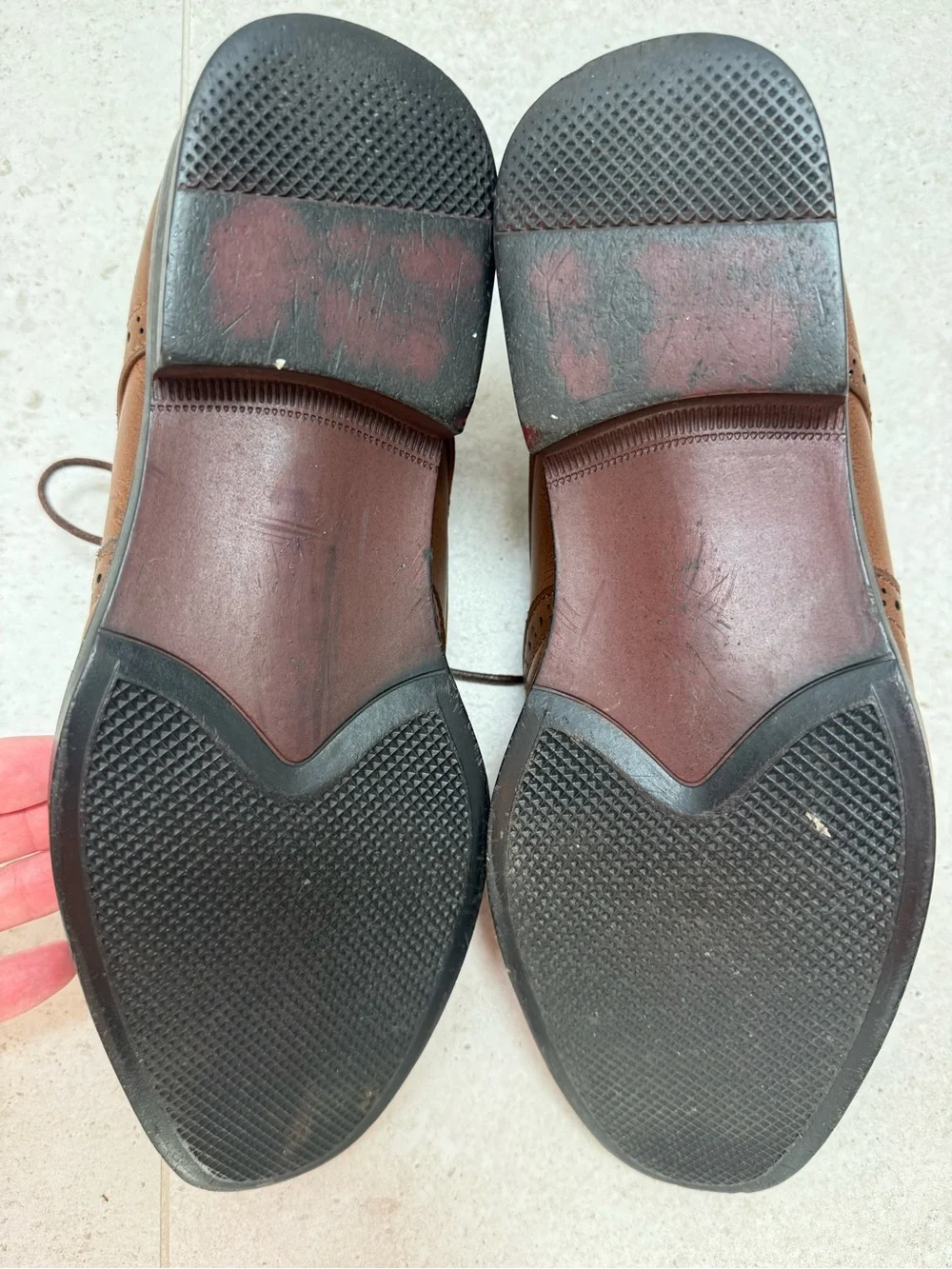 Brown Wingtip Dress Shoes for Men